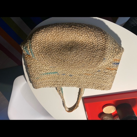 Zara jute large bag - Picture 2 of 4